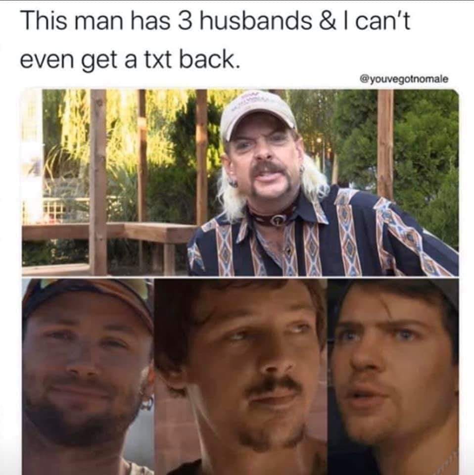 meme about joe exotic from tiger king