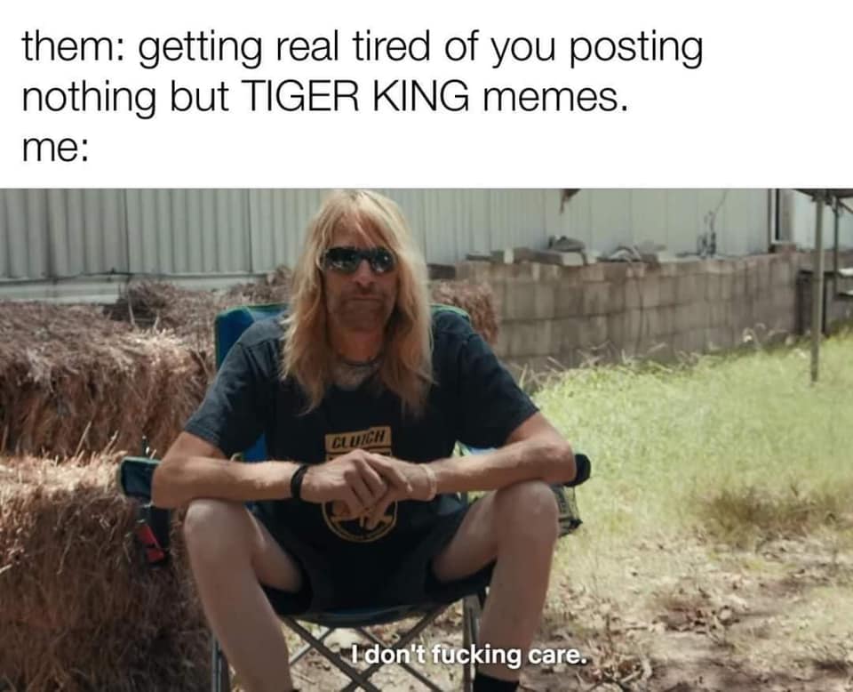 tiger king memes netflix