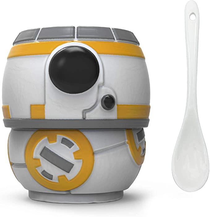 Zak Designs Star Wars Ceramic Coffee Mug with Ceramic Spoon